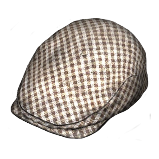 FlatCap_BrownCheck
